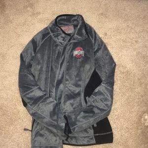 Ohio State fleece zip-up
